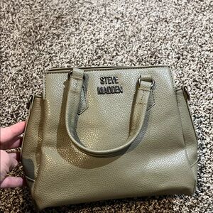Steve Madden Olive Green Satchel